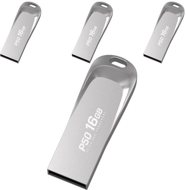 PLEIGO USB 메모리 P50, 16GB, 4개