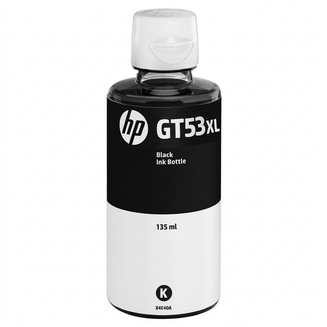 hp 惠普 GT53XL 原廠墨水瓶 1VV21AA 135ml, 黑色, 1瓶