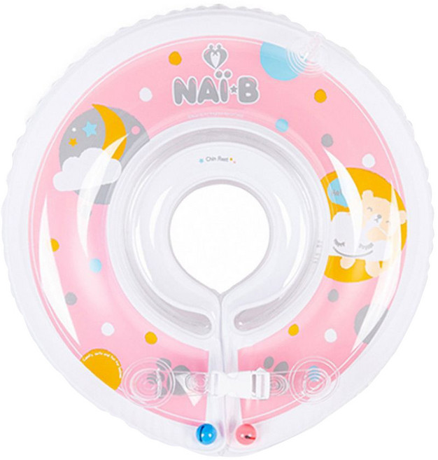 Nai-B 奈比 嬰兒游泳脖圈, 粉色, 1個