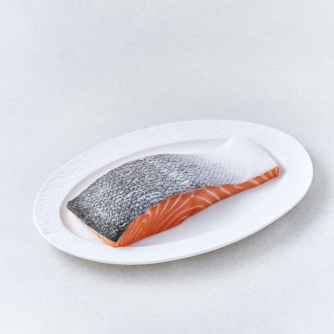 모위 노르웨이산 생연어 스테이크 (냉장), 1개, 250g