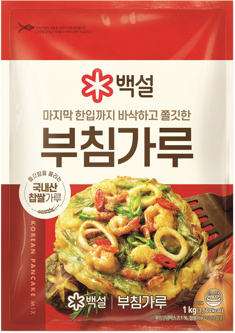 백설 부침가루, 1kg, 1개