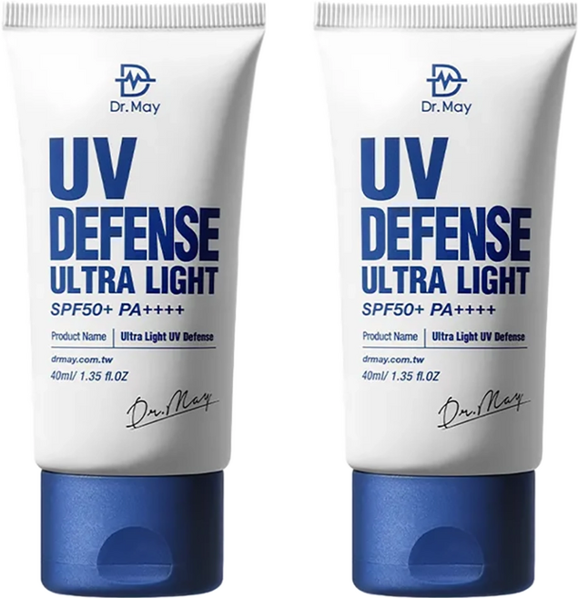 Dr.May 美博士 專業隔離清爽防曬乳 SPF50+ PA++++, 40ml, 2條