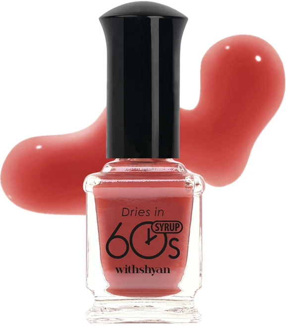 위드샨 60초 건조 매니큐어, M067딸기잼시럽, 9ml, 1개 - 쿠팡