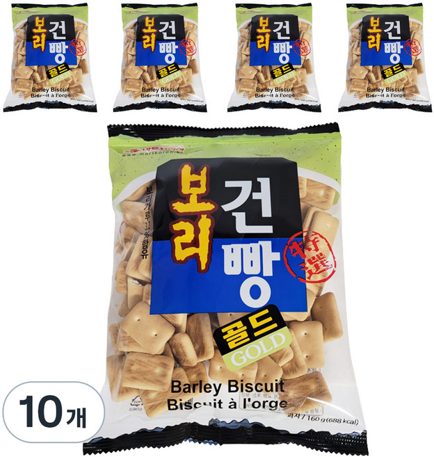 마트코리아 아름다운 정성 보리 건빵, 160g, 10개