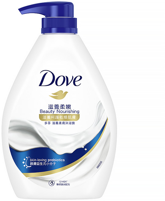 Dove 多芬 滋養柔膚沐浴露 滋養柔嫩, 900g, 1瓶