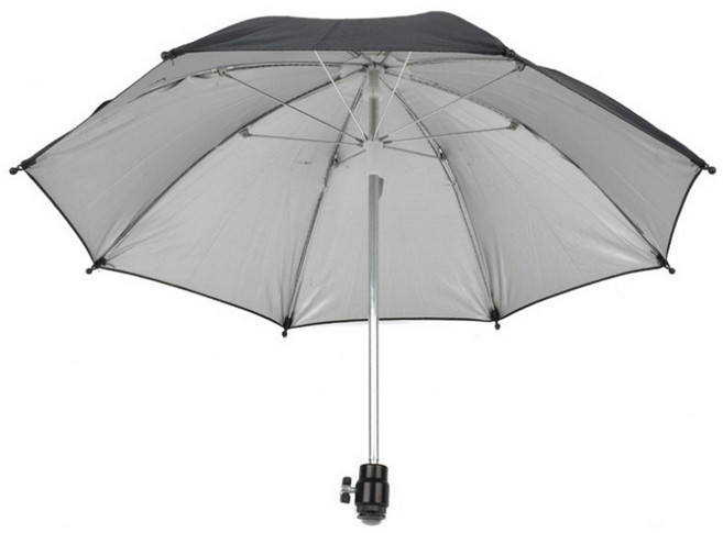 팅올 카메라 스마트폰 핫슈 대형 우산 블랙, 1개