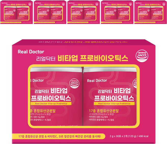 Real Doctor Vita Up 益生菌 30包 2入, 30冊, 60g, 12個