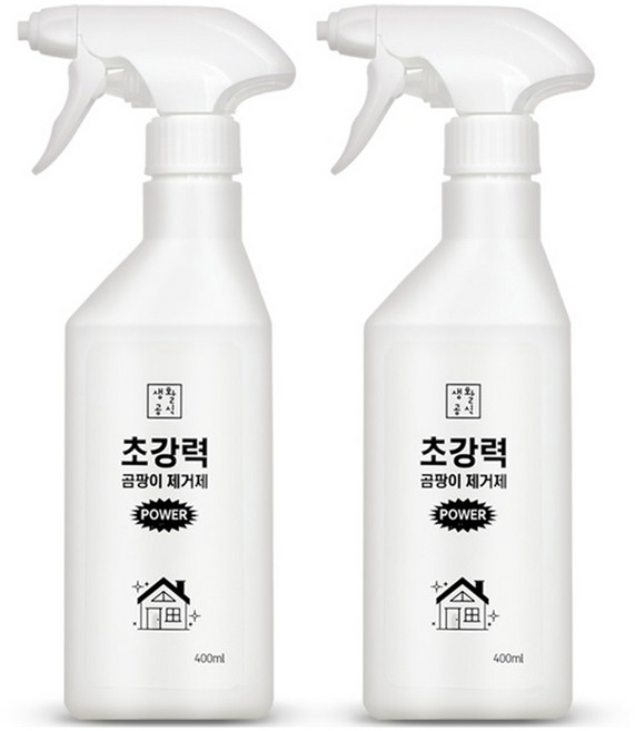 생활공식 초강력 곰팡이 제거제, 400ml, 2개
