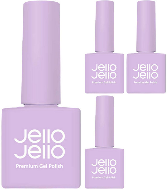 젤로젤로 프리미엄 젤 폴리쉬, JC-36 아이퍼플유, 10ml, 4개