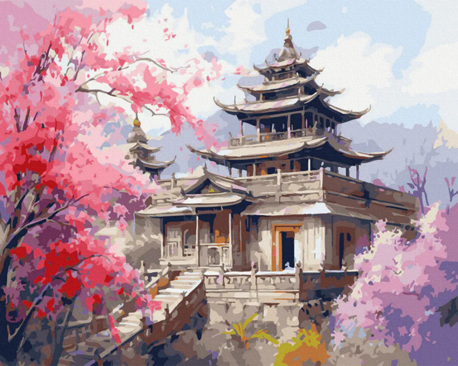 ArtLife 藝術生活 數字油畫DIY DT057 50 x 40cm, 花樣季節, 1組