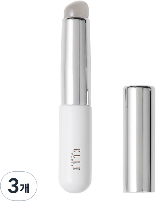 ELLE PARIS 실리콘 립 브러쉬, 3개, 무향