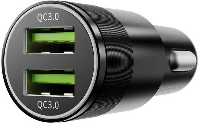 신지모루 퀵차지 3.0 듀얼 고속 차량용 충전기, 혼합색상 - 쿠팡