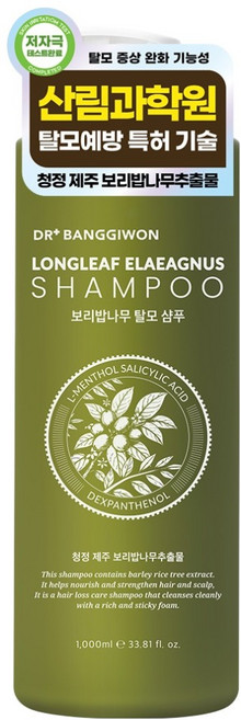 DR BANGGIWON 大花紫薇防落髮洗髮精, 1L, 1個