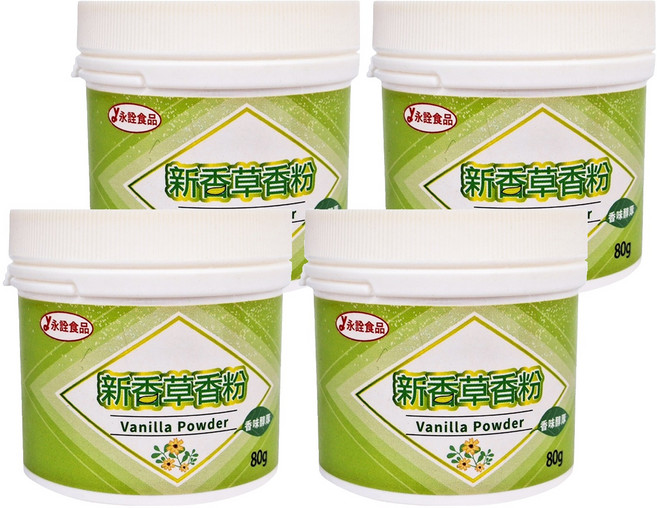 永詮食品 新香草粉, 80g, 4罐