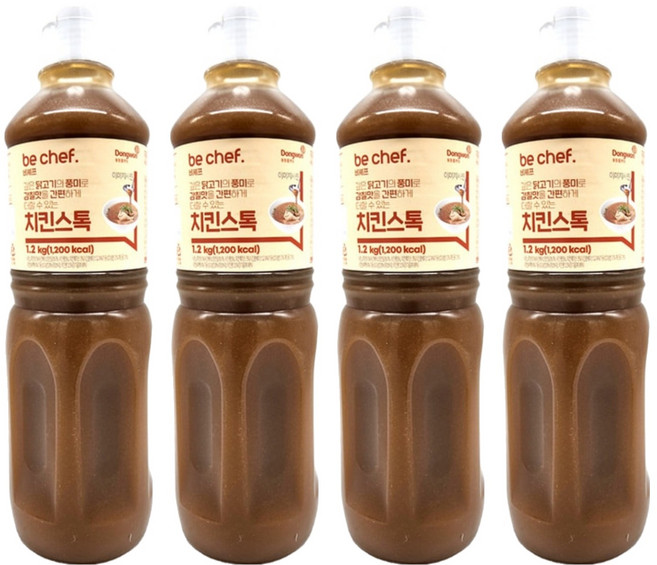 비셰프 치킨스톡, 1.2kg, 4개