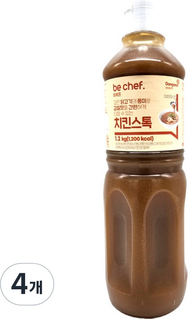 비셰프 치킨스톡, 1.2kg, 4개