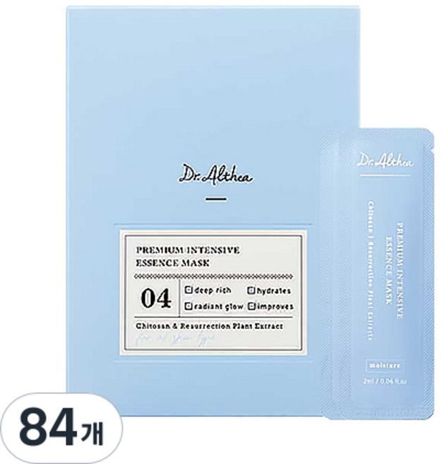 닥터엘시아 프리미엄 인텐시브 에센스 마스크, 2ml, 84개