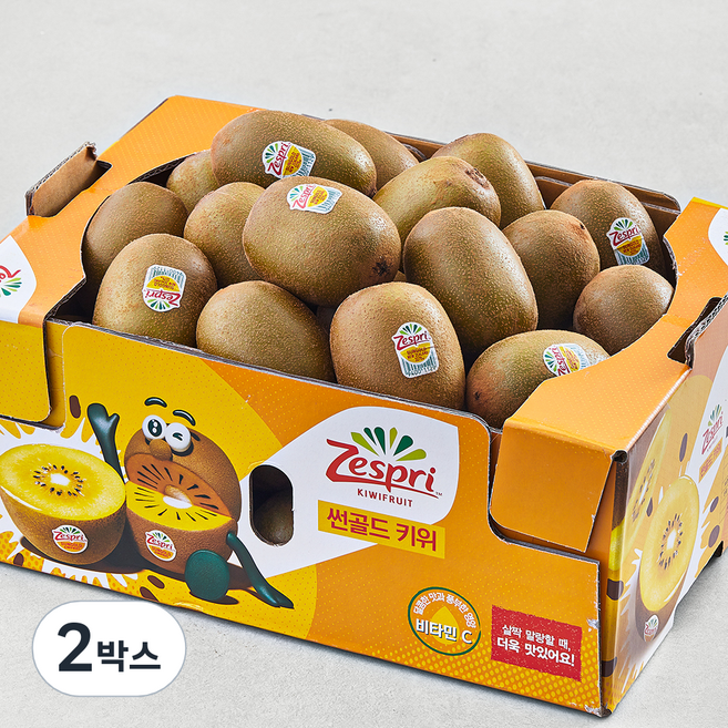 제스프리 썬골드 키위, 3.5kg, 2박스