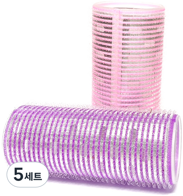 그레이거 히팅 구르프 4cm + 5cm, 퍼플, 베이비핑크, 5세트