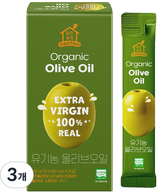 Pure Farm 特級初榨橄欖油 14入, 140ml, 3個