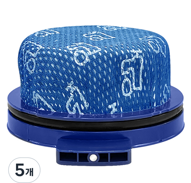 필터포유 삼성 비스포크 제트 무선 청소기 210W 220W 호환 먼지통 모터 필터, 5개