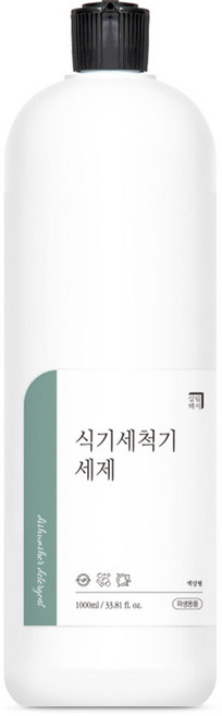 살림백서 식기세척기 세제 액상형, 1L, 1개