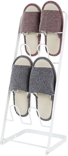 코멧 홈 접이식 실내화 걸이 4단 화이트