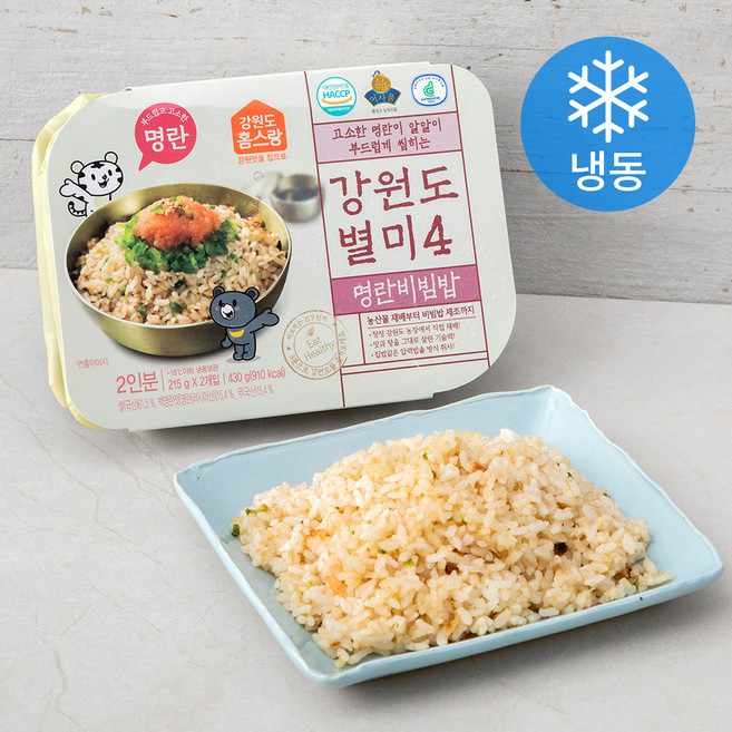 홈스랑 명란비빔밥 2팩 (냉동), 430g, 1개
