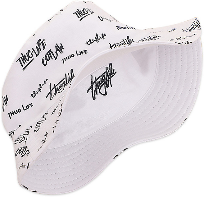 삭스판다 양면 이니셜 버킷햇 벙거지 모자