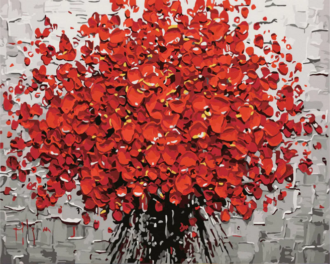 ArtLife 藝術生活 數字油畫DIY 50 x 40cm, 熱情如火, 1組
