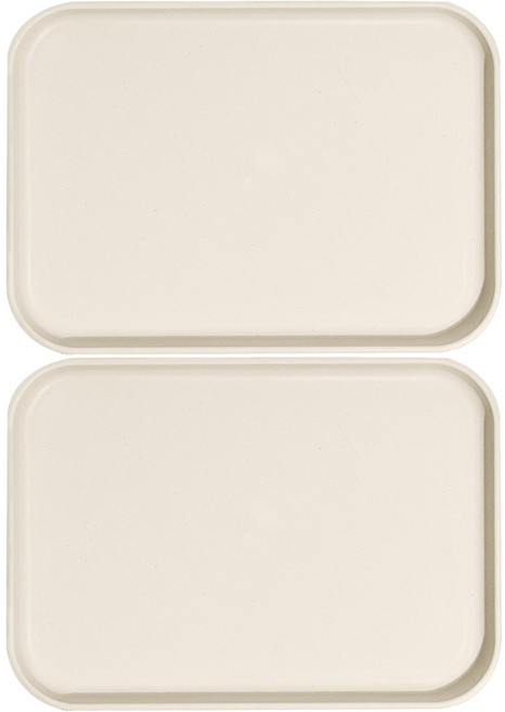 코지테이블 제로웨이스트 파스텔 트레이, 아이보리, 2개