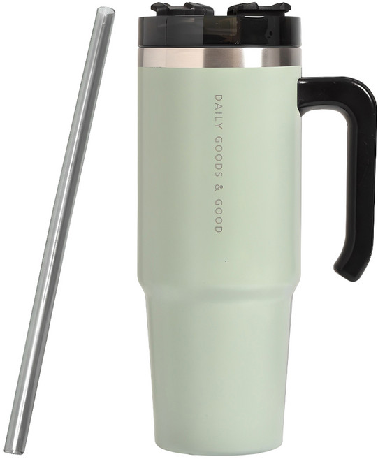 10위 - 디지지 파스텔 진공 스텐 냉온 텀블러, 아보카도그린, 900ml, 1세트