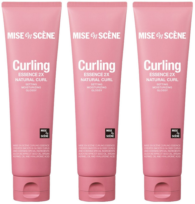 미쟝센 컬링 에센스 2X 헤어스타일링 내추럴컬, 150ml, 3개