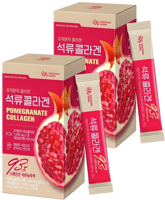 대상웰라이프 정품 석류 콜라겐, 300g, 2개