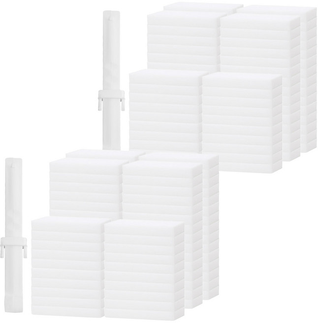 크린아이 매직블럭 스펀지 클리너 100p + 집게 본품, 2세트