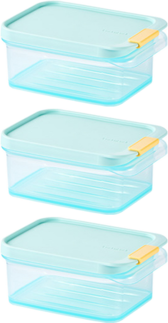 락앤락 프리저핏 냉동실 정리용기, 3개, 450ml