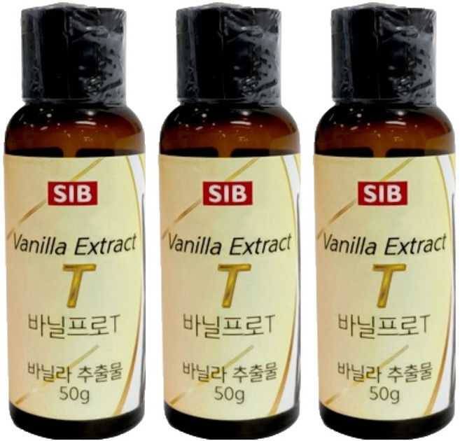 SIB선인 바닐프로T 베이킹재료, 50g, 3개