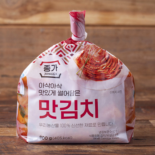 종가 아삭아삭 맛있게 썰어담은 맛김치, 900g, 1개