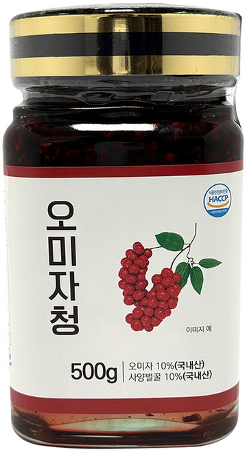 힐링앤팜 오미자청, 500g, 1개입, 1개