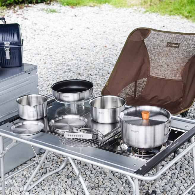 벨락 멀티팟 핸즈프리 코펠 세트, 혼합색상, 1세트