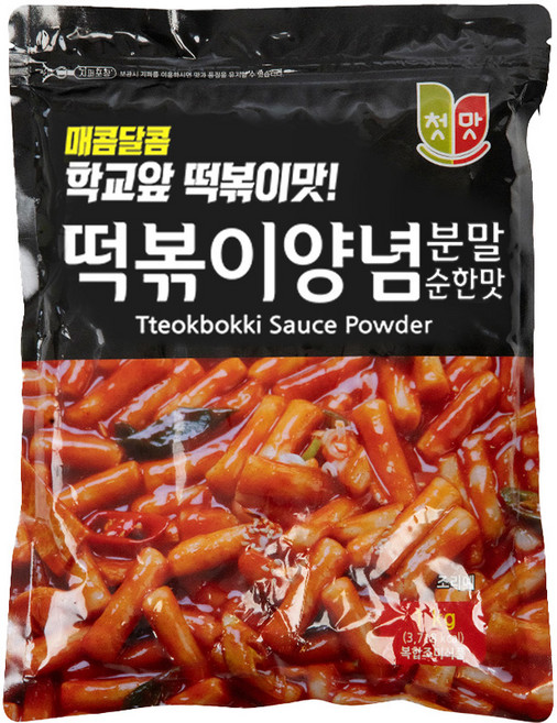 첫맛 떡볶이 양념 분말 순한맛, 1kg, 1개