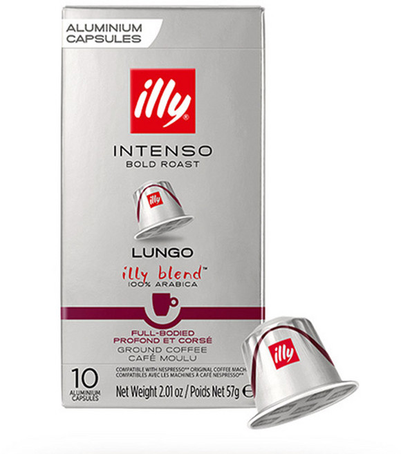 일리 네스프레소 캡슐커피 볼드 로스트 인텐소 룽고 그라운드, 5.7g, 10개입, 1개