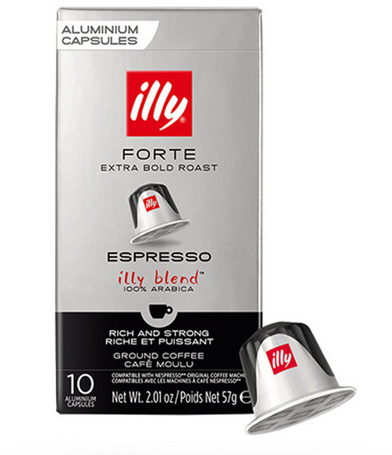 일리 엑스트라 볼드 로스트 에스프레소 그라운드 네스프레소 호환 캡슐커피, 5.7g, 10개입, 1개