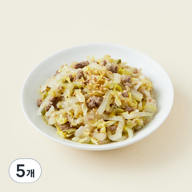 킨더가든 우리아이 한우 배추나물, 80g, 5개