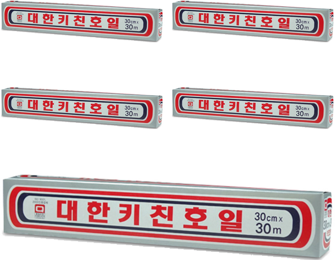 대한웰빙 키친 호일, 30m, 5개