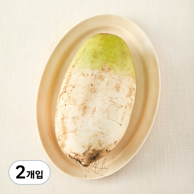 친환경 무, 1개입, 2개