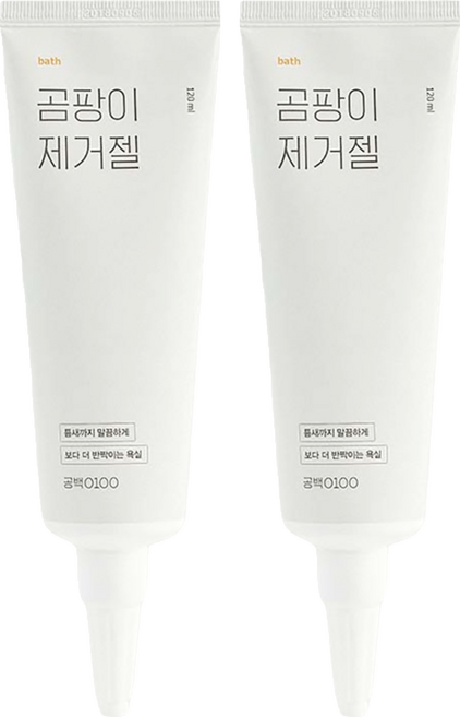 Gong100 白淨空間 Gongbaek Mold Remover 強效除霉凝膠, 120ml, 2條