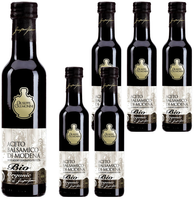 쥬세페크레모니니 모데나 오가닉 발사믹식초 3그레이프, 6개, 250ml