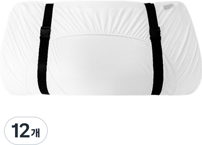리예 토퍼 및 캐리어 고정 스트랩, 블랙, 12개