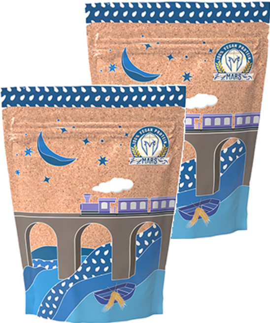 MARS 戰神 VEGAN 大豆蛋白 烏龍奶茶風味, 1kg, 2袋